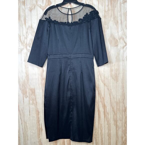 Kay Unger New York Formal Cocktail Black Dress size 10 - Picture 3 of 9